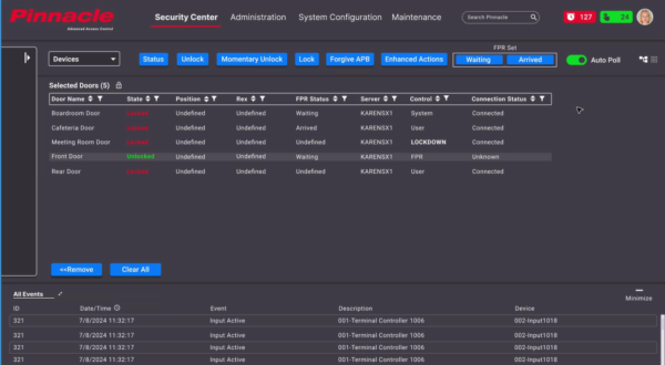 Screenshot of Pinnacle Software