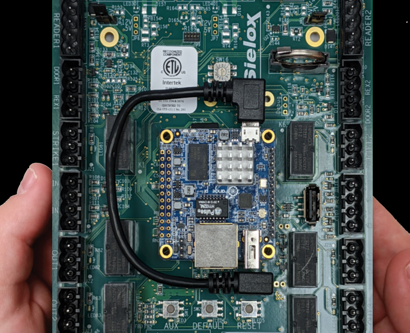 Closeup of 2700 controller board